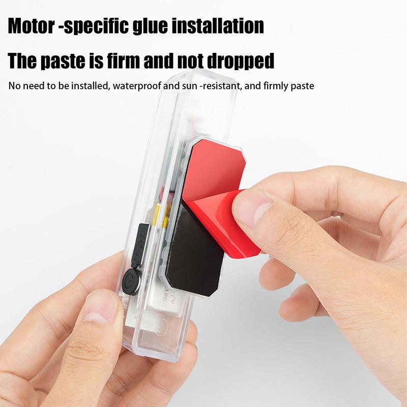 Feux arrière étanches à LED rechargeables par USB, lumière stroboscopique, lumière d'avertissement à énergie solaire, fournitures pour véhicules pour voitures, camions, SUV