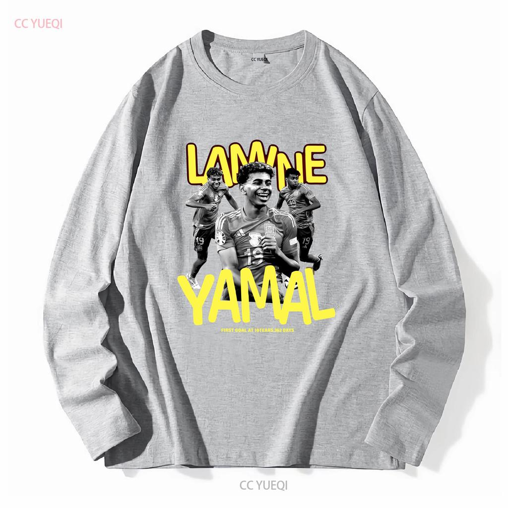 Lamine Yamal First goal at 16 Years 362 Days Old T Shirt vintage Washed Stylish Soft streetwear Unisex homme