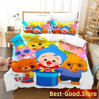 3D Print Plim Cartoon Plim  Bedding Set Boys Girls Twin Queen King Size Duvet Cover Pillowcase Bed Boys Adult Home Textileextile