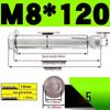 Stainless Steel Expansion Screw: Hexagonal Head with Internal Expansion (304/201), Sizes M6, M8, M10, M12.