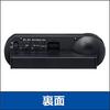 Seiko Clock PYXIS RAIDEN Alarm Clock, Radio-Controlled, Digital, Loud, Black, Dimensions: 5.1 x 14.4 x 4.2 cm, BC407K