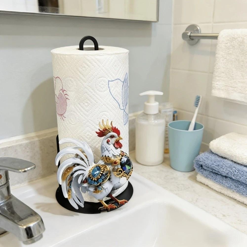 Lustiger Rollenpapierhandtuchhalter Taschentuchständer Vertikales Serviettenregal Taschentuch-Aufbewahrungsregal Esstisch