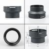 90mm to 75mm Diesel Heater Duct Adapter with Slotted Connector