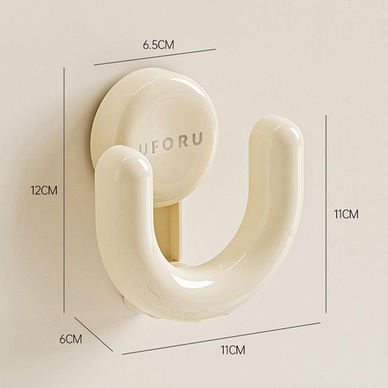 

Dopamine Style Suction Cup Slipper Rack, Punch-Free Hook – Drill-Free Bathroom Wall-Mounted With Drainage Multi-Scene Storage A1