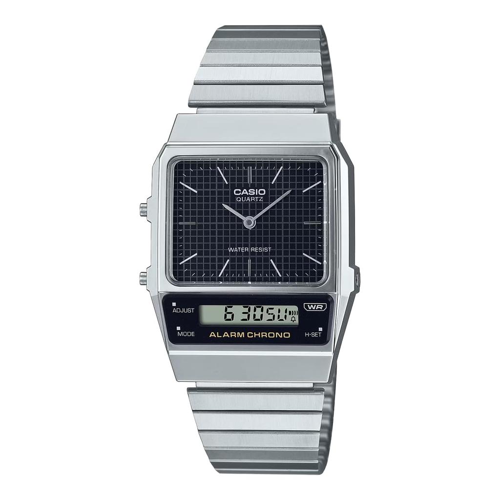 CASIO STANDARD AQ-800E-1A unisex analog-digital quartz watch black