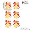 Themed Holiday Elegant Gold Plastic Christmas Bells Ideal For Tree Decorations