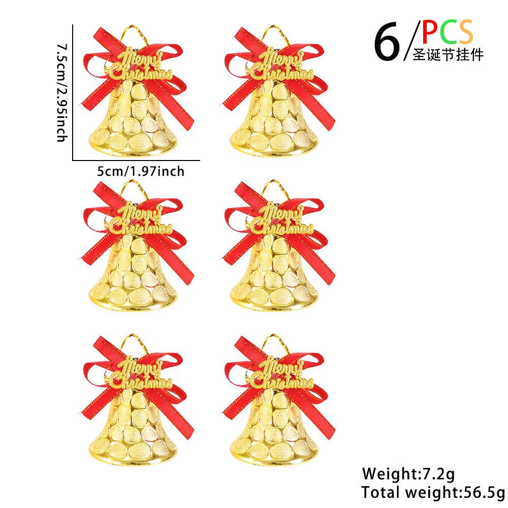 Themed Holiday Elegant Gold Plastic Christmas Bells Ideal For Tree Decorations