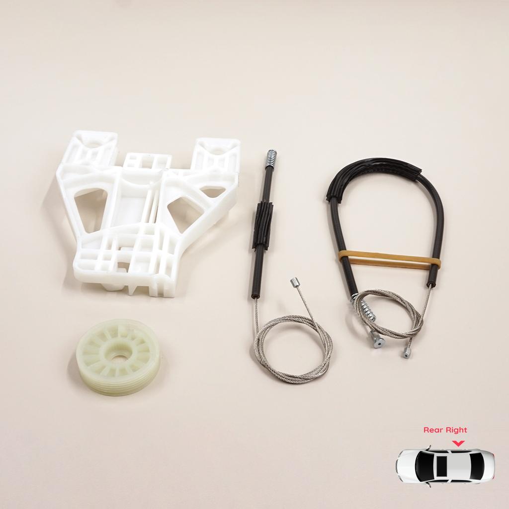 EWR5073 Electric Power Window Regulator Lifter Repair Kit Rear Right Door for  Q5 SQ5 8R 8RB 2008-2018 5-Door 8R0839462