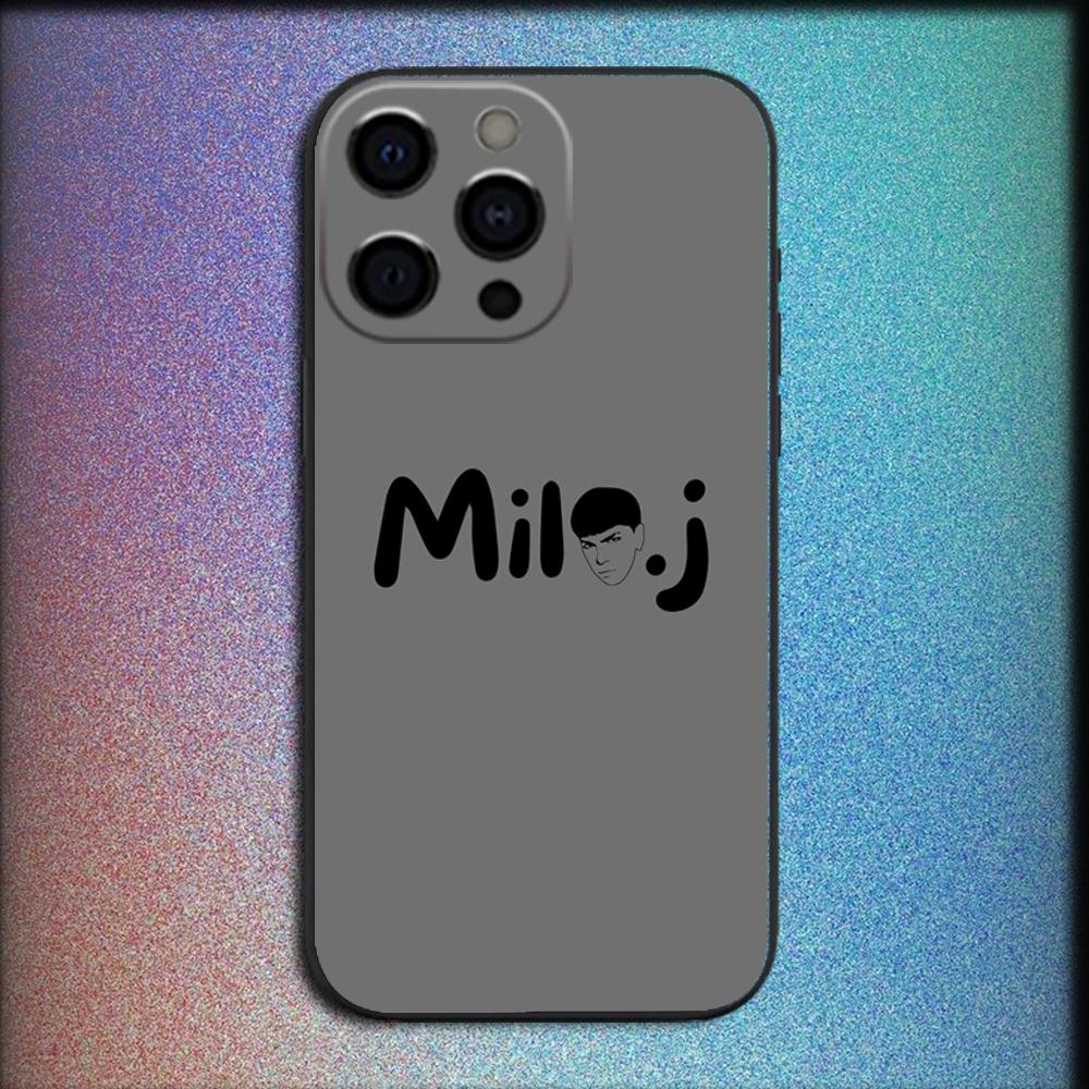 Singer M-Milo J Phone Case For iPhone 16,15,14,13,12,11,Pro,X,XS,Max,XR,Plus,Mini Soft Black Cover
