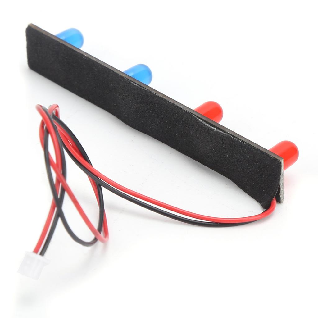 RC Car Roof Light Bar Headlight with Red Blue LED for WLtoys 12428 112 Scale RC Car Parts