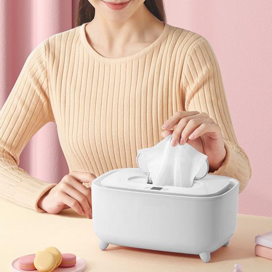 Large Capacity Baby Wipe Warmer 16 Adjustable Heating Modes Portable Home Travel Fast Heating Diaper Wet Wipe Dispenser Heater