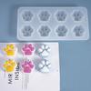 YS DIY Cat Claw Silicone Cute Mini Pet Paw Print Resin Molds Jewelry Pendant Ornament Kit Paw Resin Keychain Candle Baking Mould
