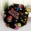 1 PC Automatic Folding Umbrella - Super Mario Pattern Portable Foldable Design With 8 Ribs Christmas Birthday Gifts