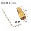Brass Copper Drill Chuck Shaft Chuck Drill M8-2/2.3/3.17/5mm