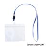20Pcs Waterproof Sleeve Pouch With Sealing Strip Lanyards Id Badge Holder Plastic Protector Case Clear Pvc Name Plate Card Bag