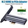 M.2 NVMe SSD To PCIe 4.0 X1 Adapter Card - with Heat Sink, High-Speed Conversion