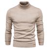 And Winter Thickened Warm Sweater Medium Collar Men's Multi-color Sweater