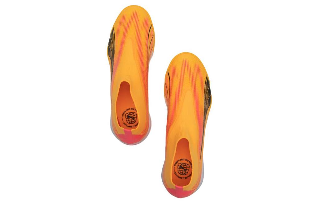 PUMA TT Turf Soccer Shoes Men's Yellow Red