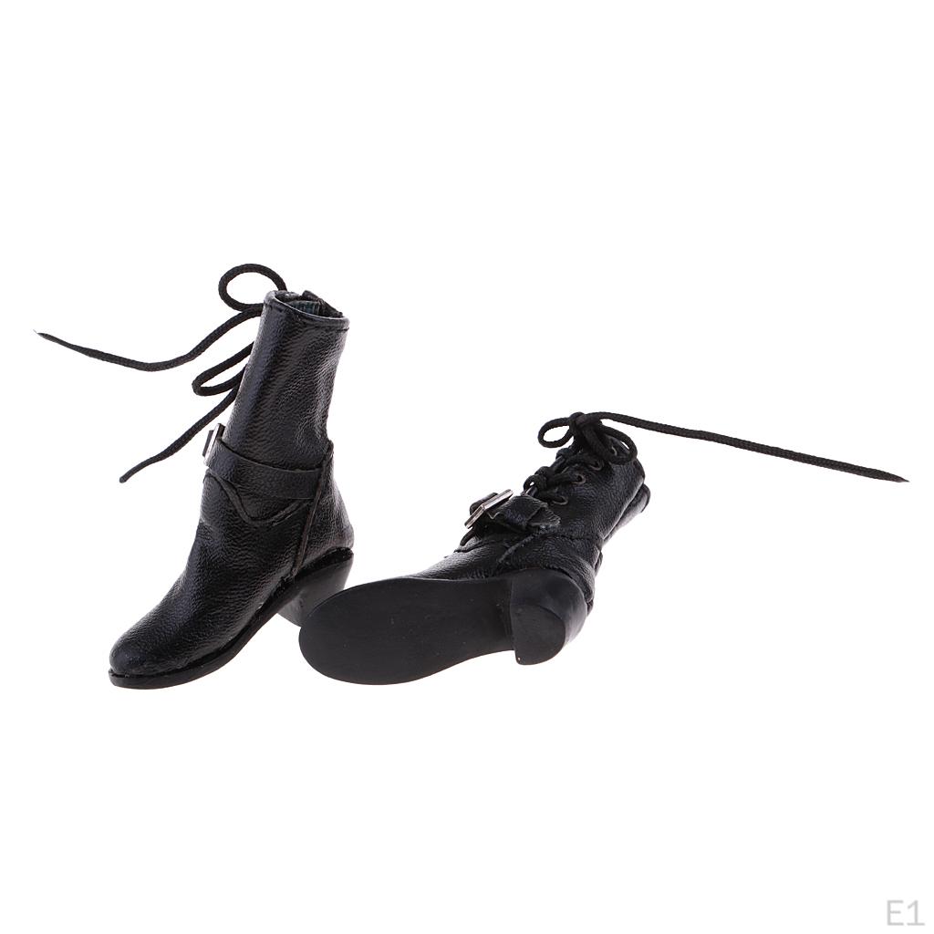 1/6 Scale Fashion Long Boots Shoes for 12 inch Male and Female Action