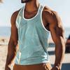 Hawaiianischer Kokosbaum 3D-Druck Tanktops Herren Damen Lässig Übergroß Fitnessstudio Weste Harajuku Ärmelloses T-Shirt Herrenbekleidung