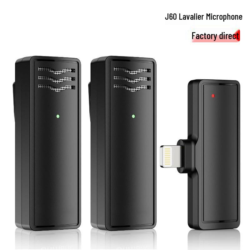 New J81 Lavalier Microphone: Smart Noise Reduction, Wireless J82 Three-in-One Mic