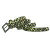2.3 Wide Leopard Print Women's Belt European and American Rhinestone Inlay Belt High-end Pin Buckle Full Diamond Hip-hop Decoration