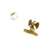 Crystal Ball Sculpture Metal Resin Figurine Modern Art Ornament Statue Stand for Hallway Fireplace