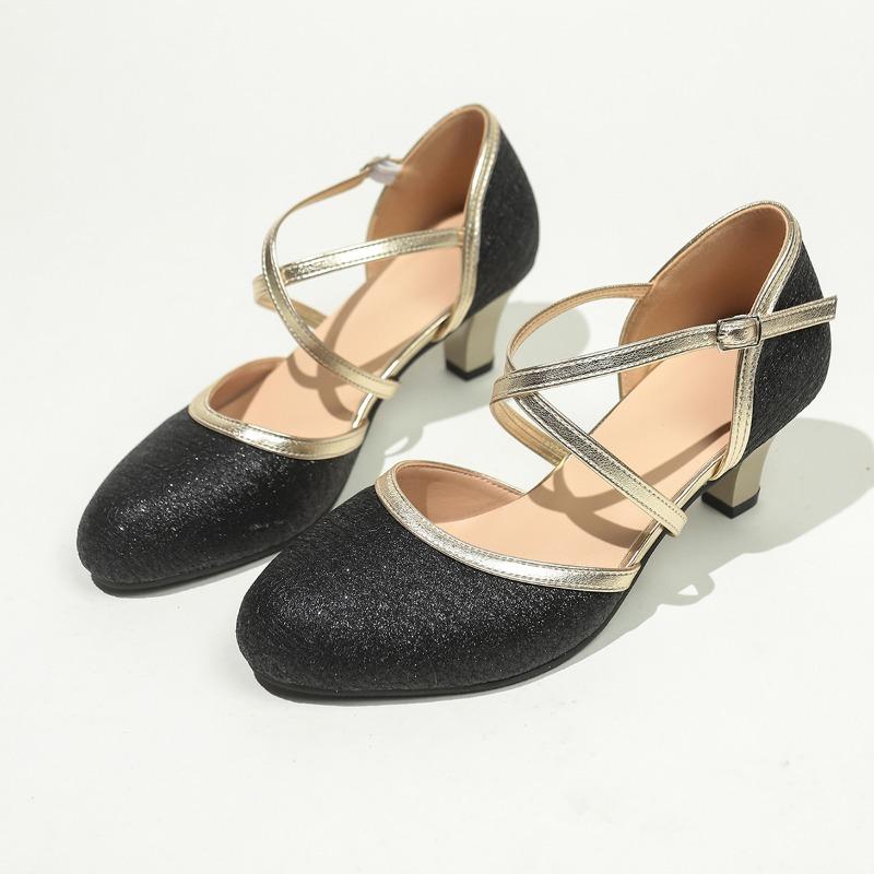 Zapatos de baile nuevos para mujer 2026, suela blanda, zapatos individuales.