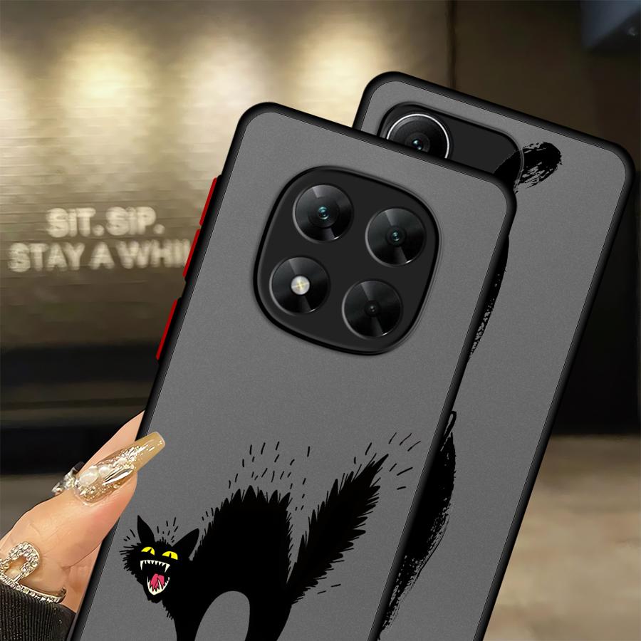 Case for Xiaomi Redmi Note 14 10 11 13C 12 9S 13 Pro Plus A4 14C Funda Back Phone Cover Lrritable Cat
