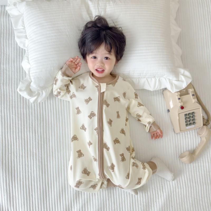 Cotton Baby Sleep Sack With Legs Toddlers 1-3 Years Winter Wear Soft Non-Bone Design Anti-Kick Cover