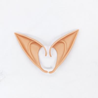 Orelhas falsas macias e pontiagudas, fantasias reutilizáveis de látex, presente inofensivo, decoração de Halloween e Páscoa, acessórios para cosplay