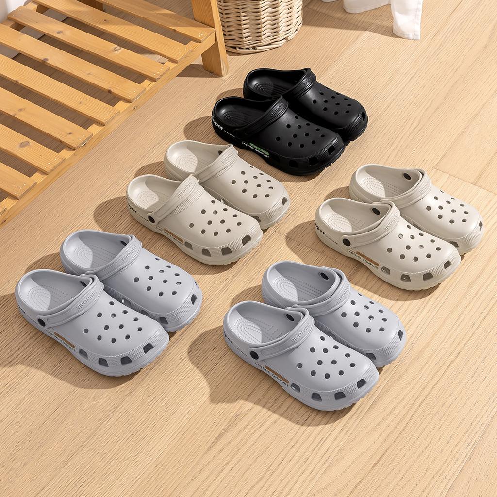 Platform Women Clogs Shoes Beach Garden Thick Bottom Sandals Fashion Comfortable Non-Slip Slippers Indoor Outdoor Men Hole Shoes