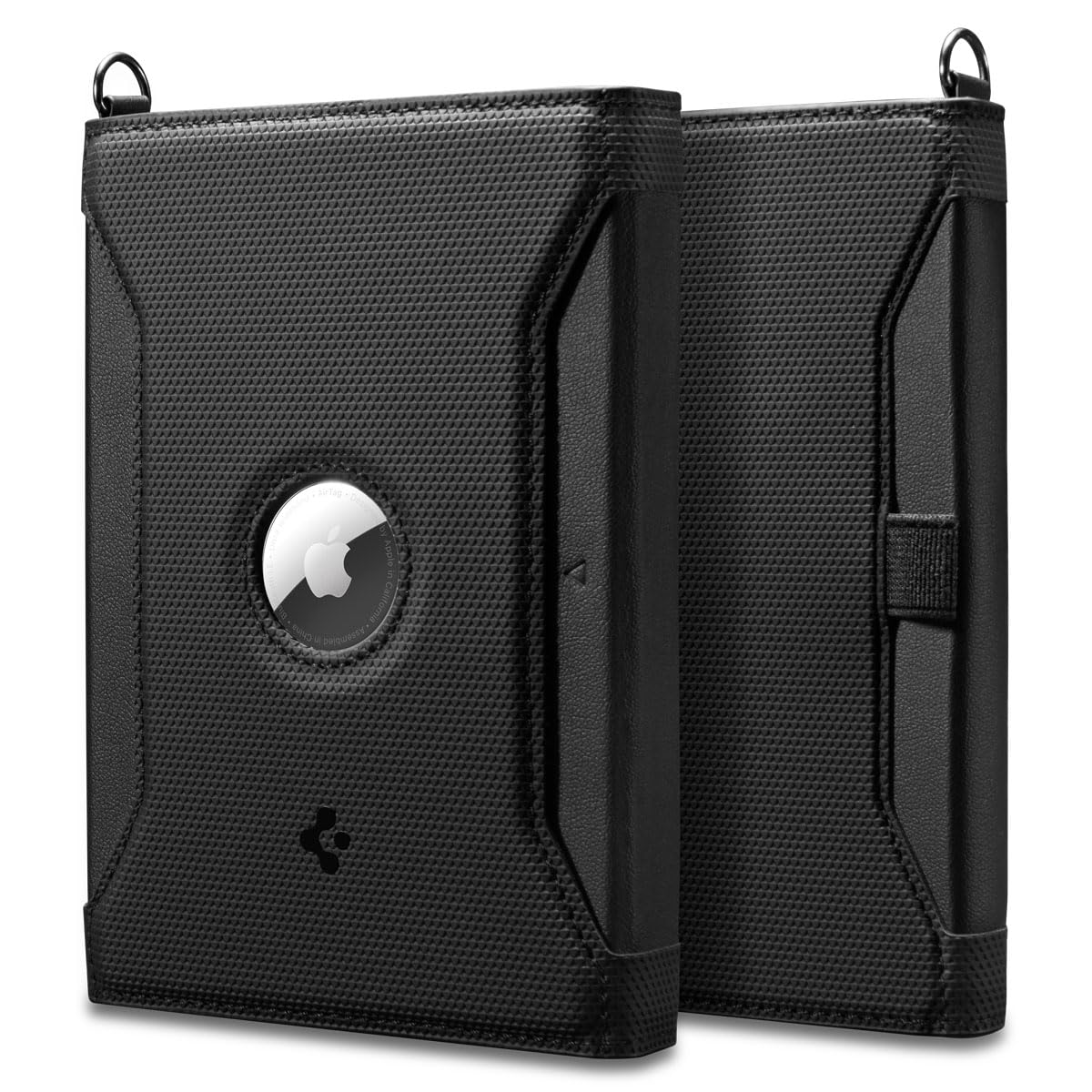 

Passport Case for Airtag with RFID SIM Pin PU AFA08852 [Spigen] (2026/2021) Protection, Included, Leather, (Black)