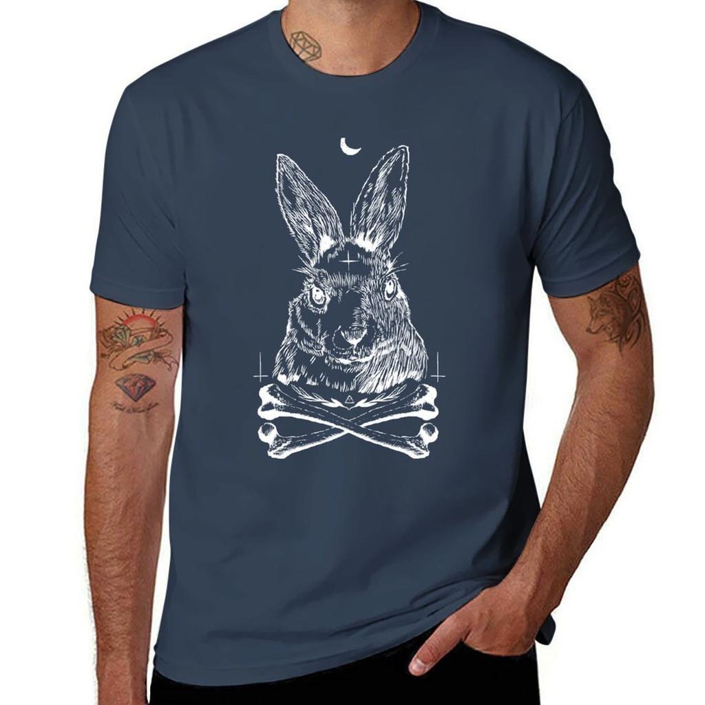 Dark Rabbit Tshirt Soft Cotton Print Tshirt