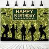Camouflage Geburtstag Hintergrund Soldat Waffe Camouflage Armee Militär Panzer Junge Geburtstag Dekorationen Partyzubehör Foto Requisiten Geschenke