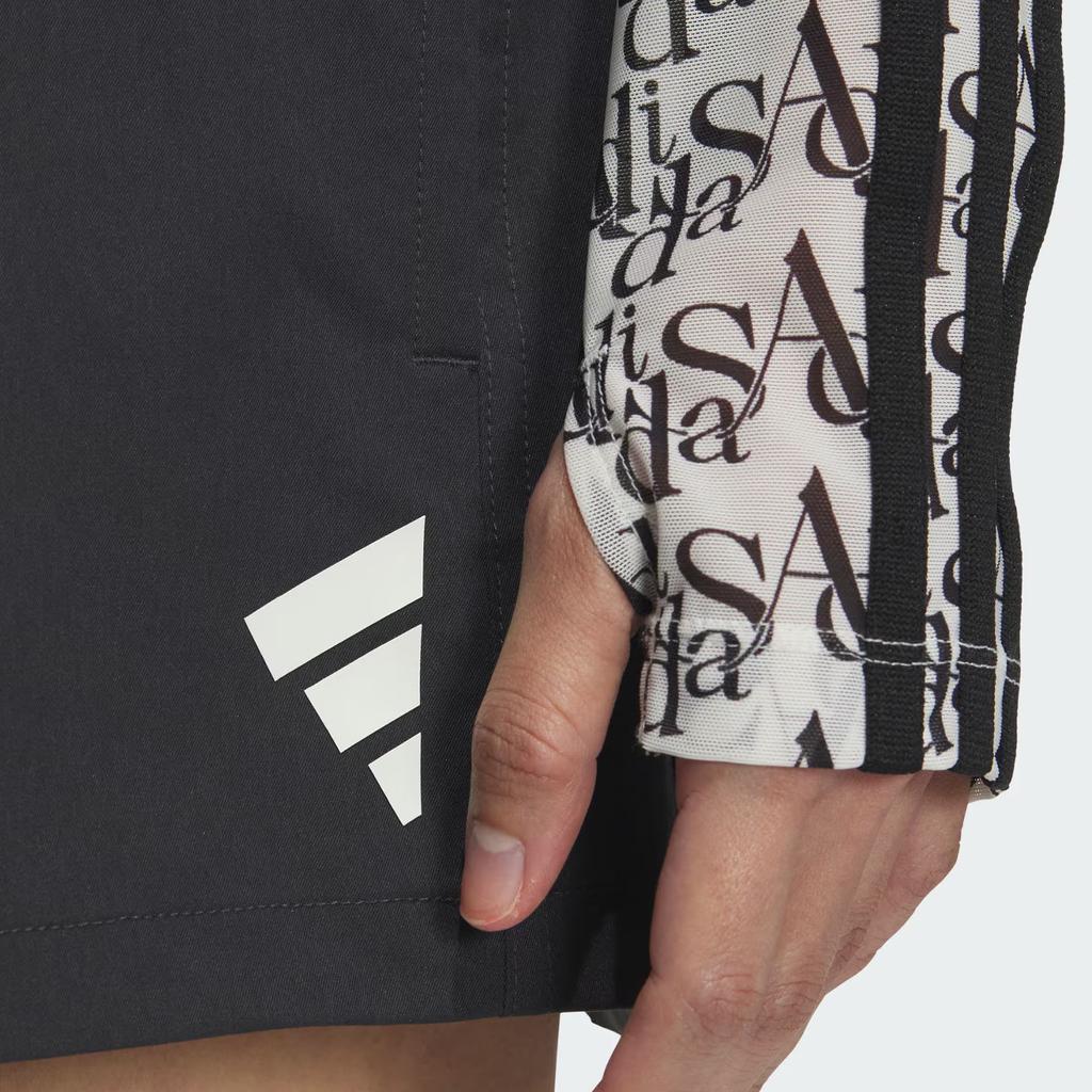 Adidas Future Style 2-In-1 Pleated Skirt Women Skirts Carbon-Black JM7202
