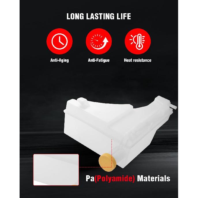 Cciyu Coolant Tank Reservoir Fits For 2012 For Nissan Versa Hatchback 2007-2011 For Nissan Versa 21710ED000 2171279900