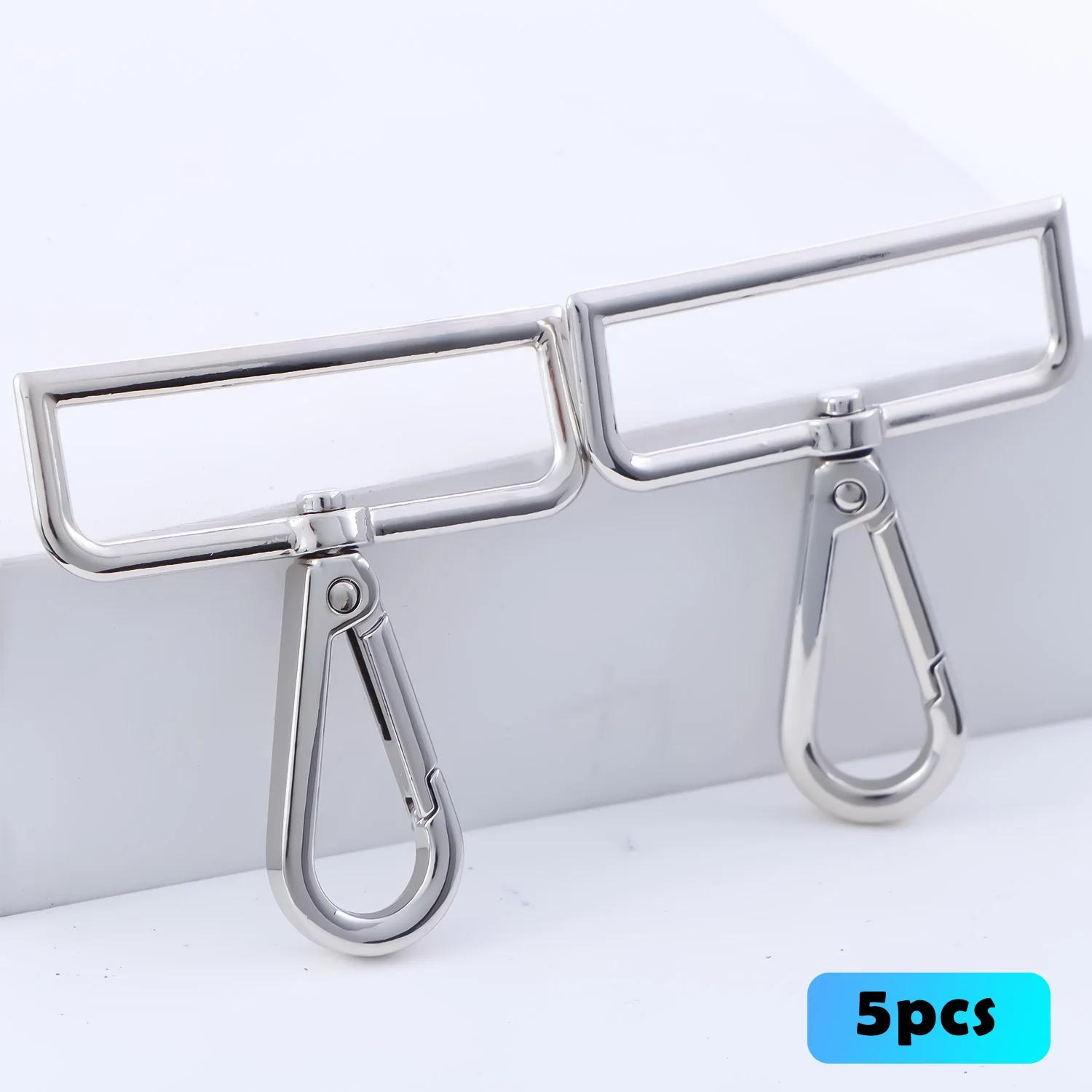 

5 шт. металлических поворотных карабинов, застежки-лобстеры для брелков, фурнитура для кошельков, изготовление сумок, крючки для шнурков 20mm