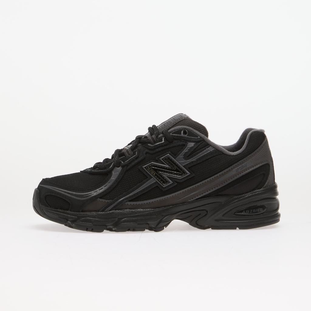 New Balance 740 Sneakers Suede Textile Black