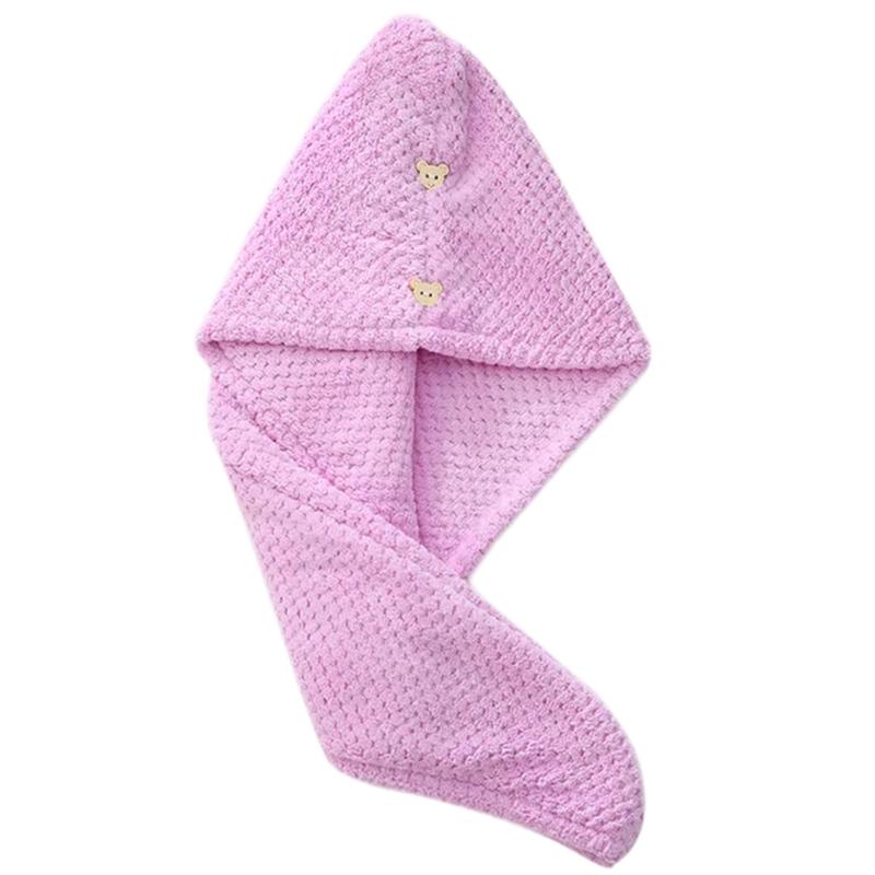 

Microfiber Hair Towel For Women Quick Drying And Anti Frizz Hair Towel Wrap Optional Color Fast Drying Towel