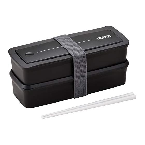 Термос Bento Box 2 Tier Fresh Lunch Box 980 мл черный DJS-980W BK