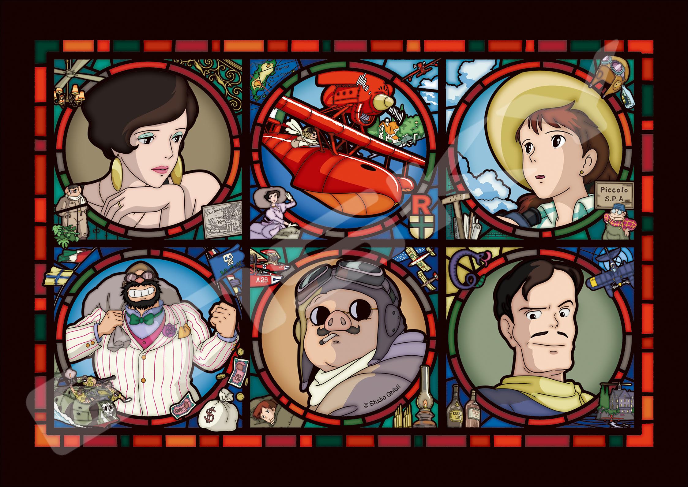 

Пазл Studio Ghibli Porco Rosso Новости Адриатического моря 208 деталей (208-AC61)