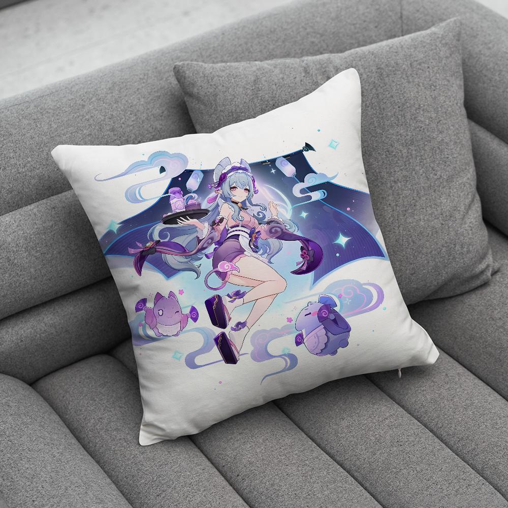 Genshin Impact Yume Mizuki Pillow Case Soft Cushion Cases for Farmhouse Sofa Decor Home Decorations and Protector