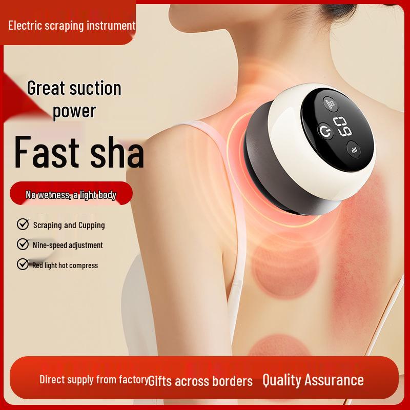 Smart Electric Gua Sha & Cupping Massager with Meridian Brush