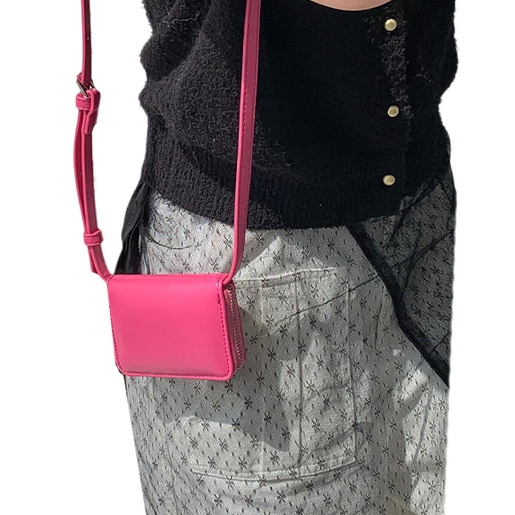 Splashproof Small Square Bag Vintage Bag Large Capacity Leather Crossbody Bag Shoulder Bags for Women Girl Cellphone Bag