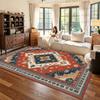 Persian Classic Retro Style Parlor Red Carpet Big Size Antiskid Washable Dining Room Seat Mat Soft Fluffy Bedroom Decoration Rug