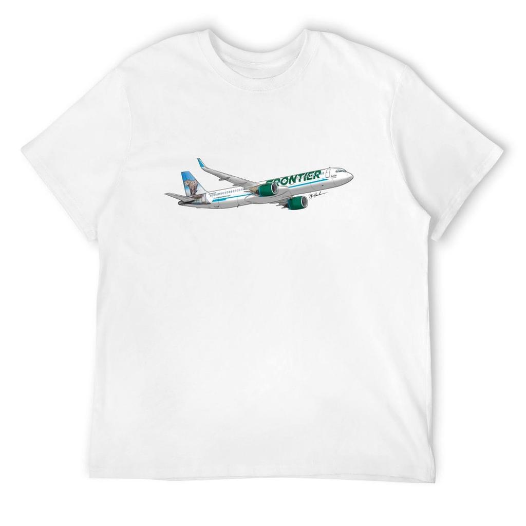 Airbus A321 Neo Frontier Airlines TShirt new edition for a boy fitted t shirts for Unisex