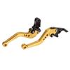 AL-mart Motorcycle Short Style Brake Levers Clutch Levers Levers Set 6 Levels Adjustable for