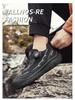 Men's Versatile Casual Dad Shoes with Rotating Buttons - Thick Sole for Sports, Hiking, and Travel
