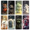Süße Cartoon-Tierhülle für Samsung S24 S23 S22 S20 S21 FE Ultra S24 S23 S10 S10E S9 S8 Plus 5G Transparente Handyhülle Capas
